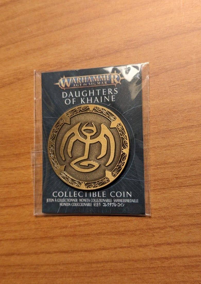 Daughters of Khaine Collectible Coin warhammer age of sigmar elves