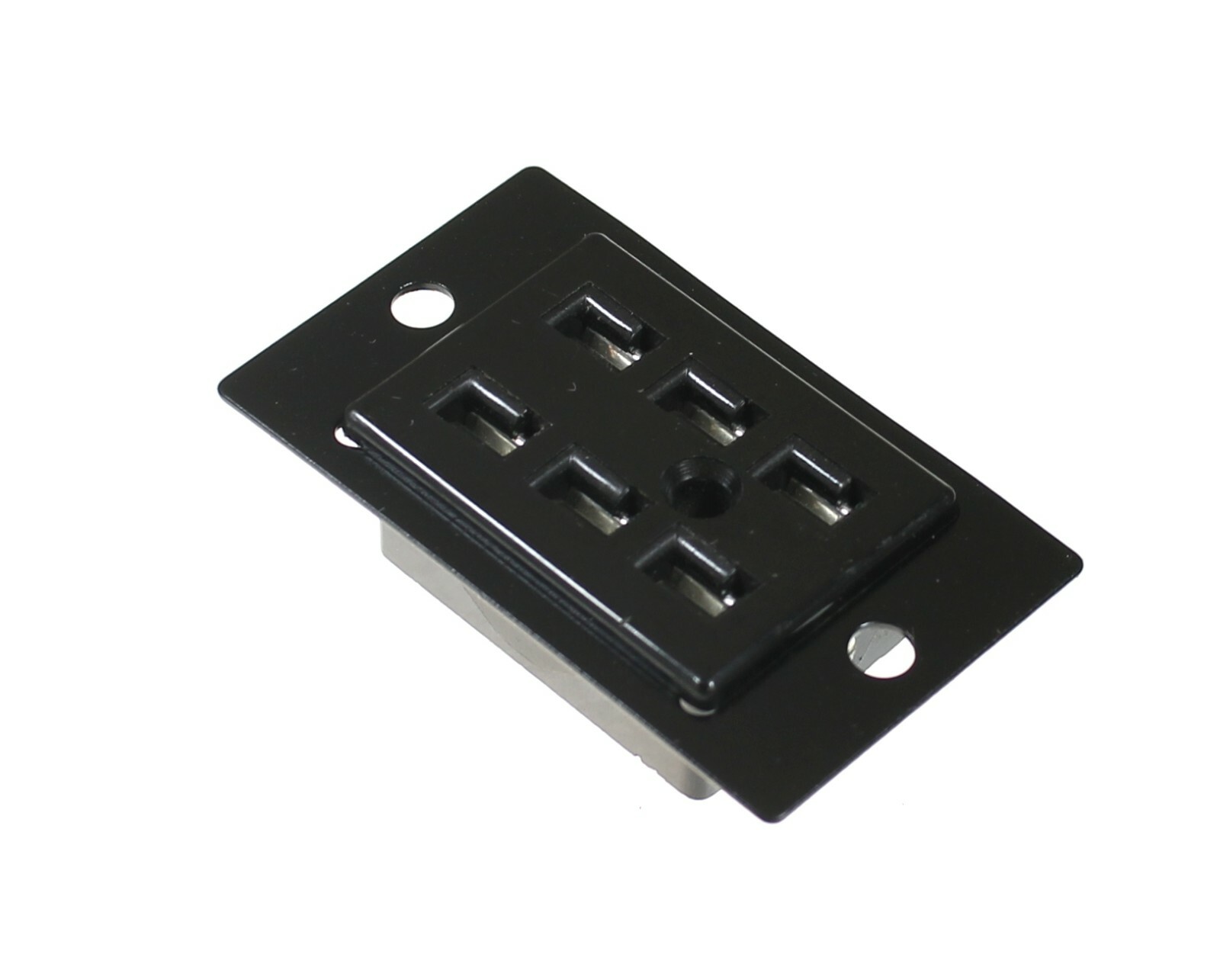 1x Beau Cinch S5406SB Jones 6-Pin Socket Connector Shallow Bracket Side