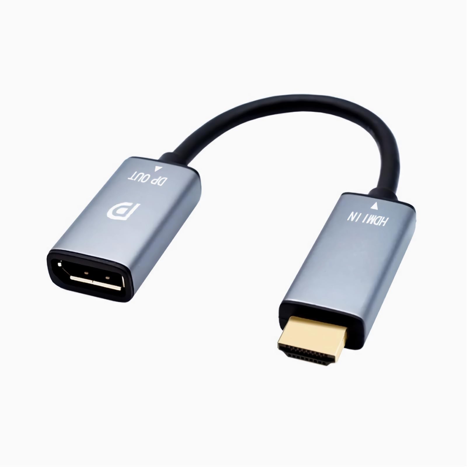 HDMI to DisplayPort Adapter 4K-60Hz Male to Female Converter for PC PS5 Xbox