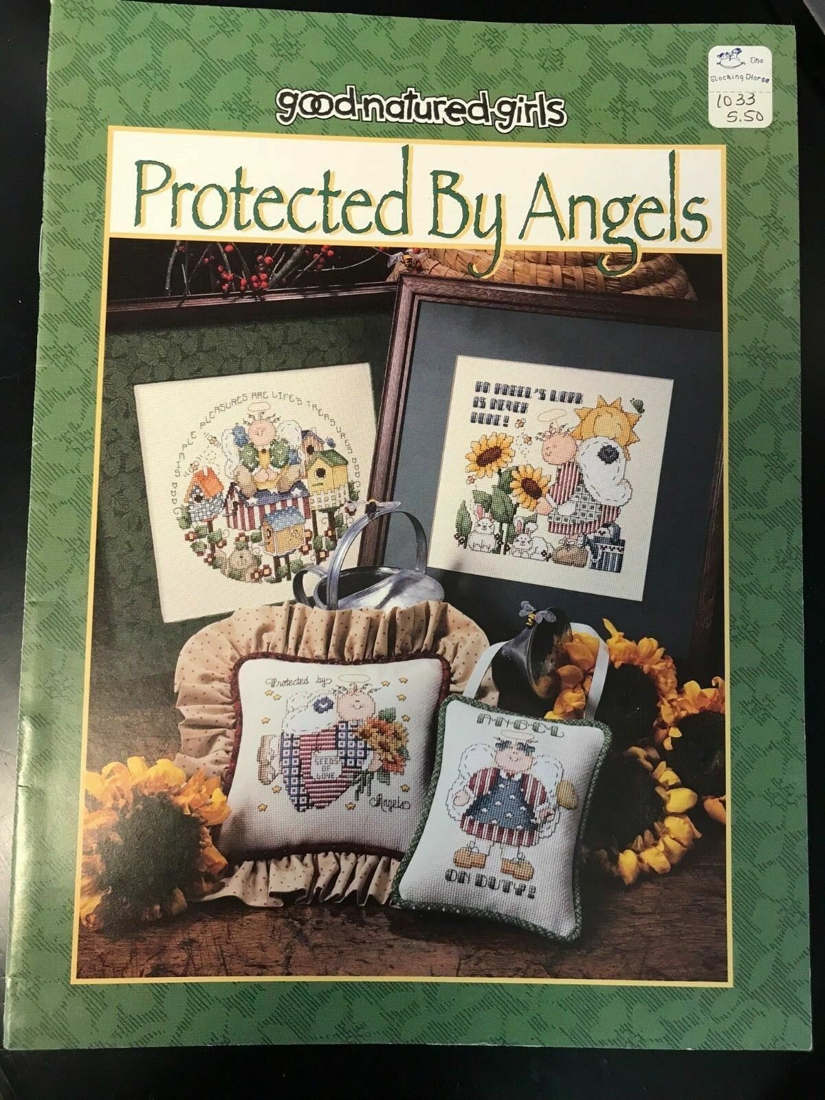 Cross Stitch Pattern Booklet: Protected by Angels (Good-natured Girls)