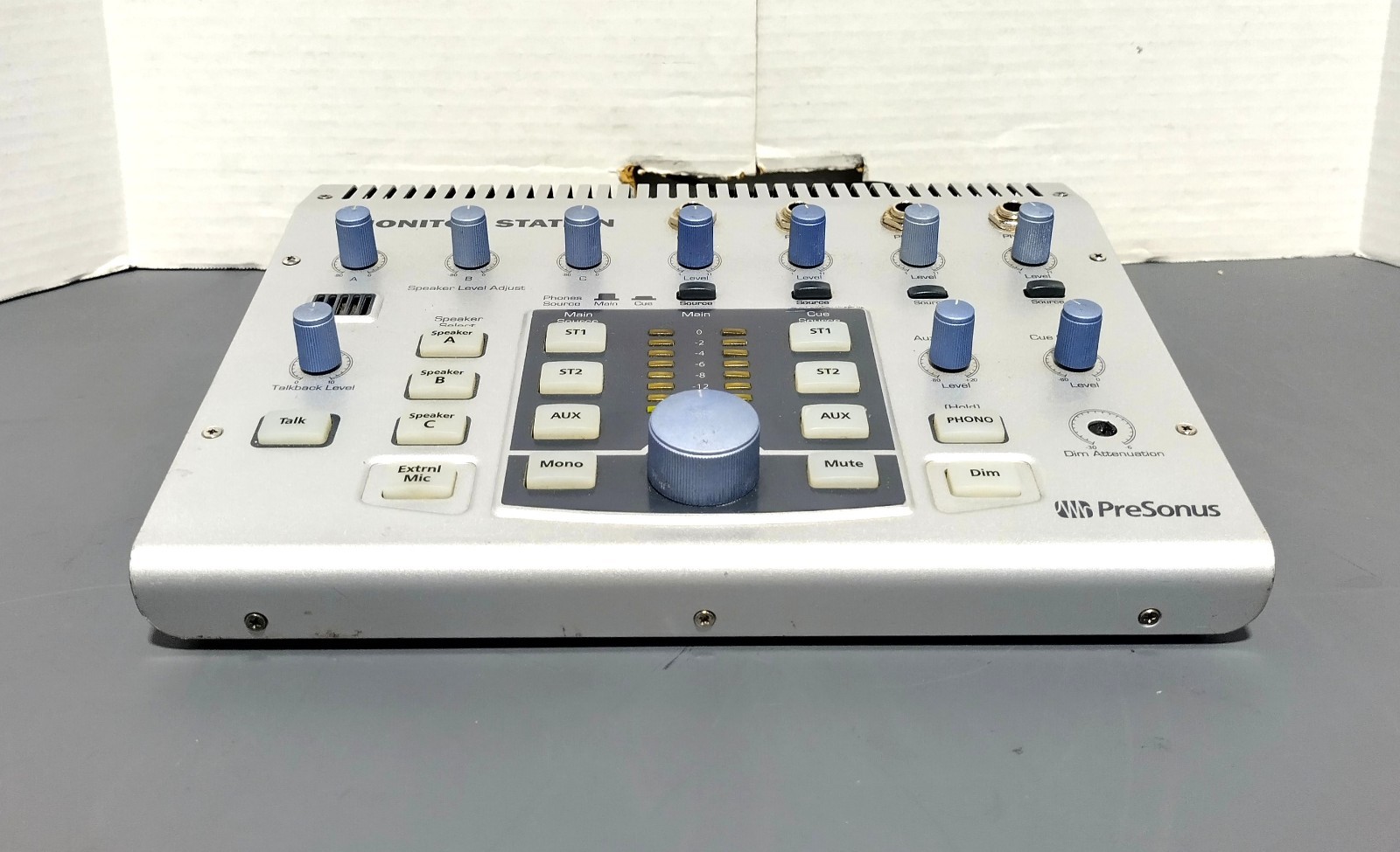 PreSonus Monitor Station Desktop Studio Audio Control Center - Power Tested