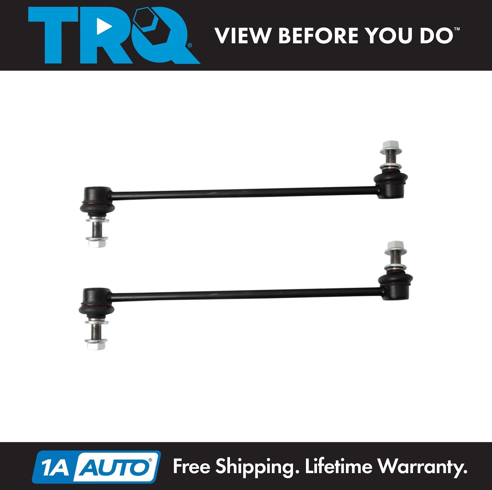 TRQ Front Sway Bar Link Set For 16-22 Toyota C-HR Corolla Prius UX200 UX250h