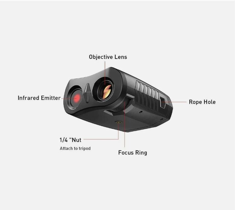 Thermal Imaging Monocular AI 384x288 12μm 50Hz APL-NV009 Hunting Camera Telescop