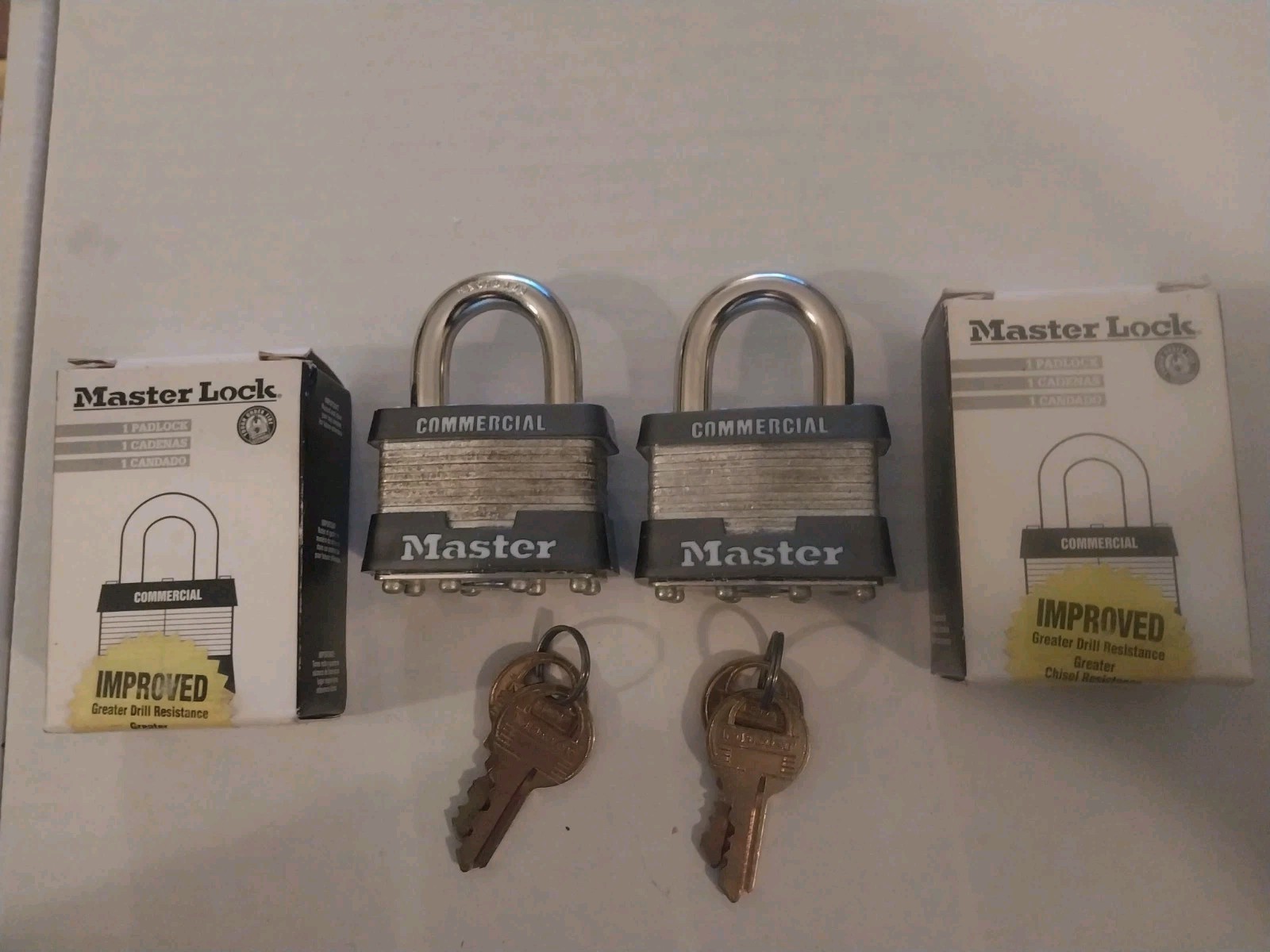Master Lock commercial padlock 1MK System: SM4 (lot of 2)