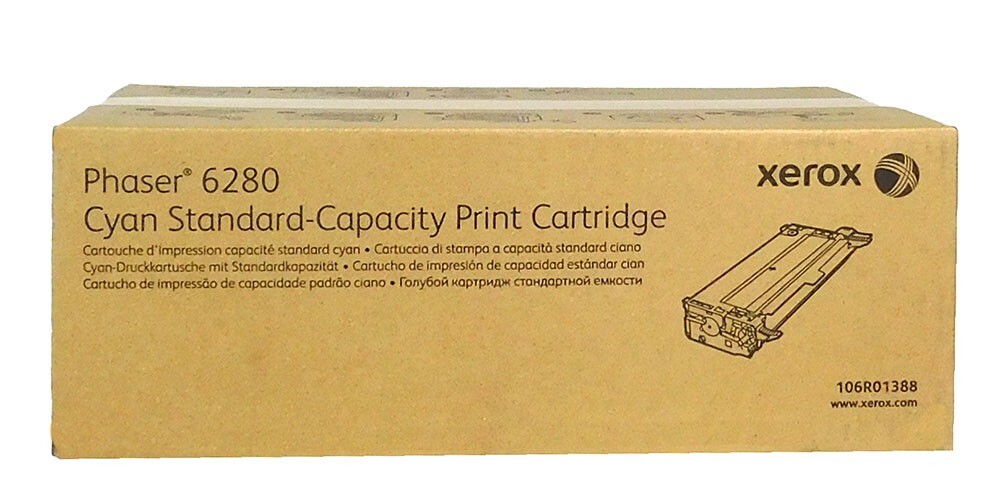Xerox 106R01388 Cyan Toner Cartridge for Phaser 6280