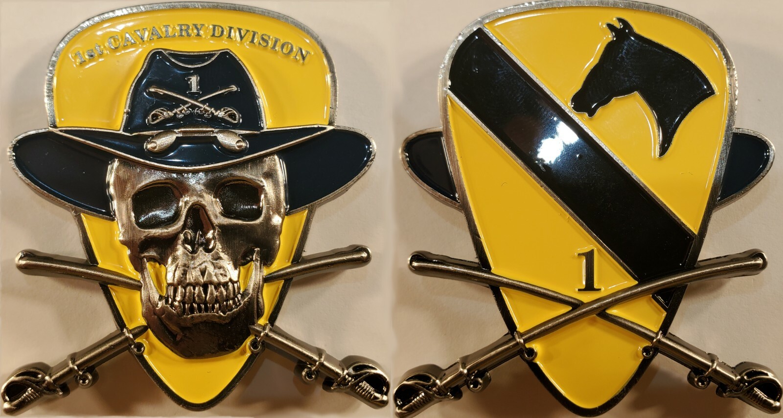 US Army 1st Cavalry Division Commemorative Challenge Coin  2"  152