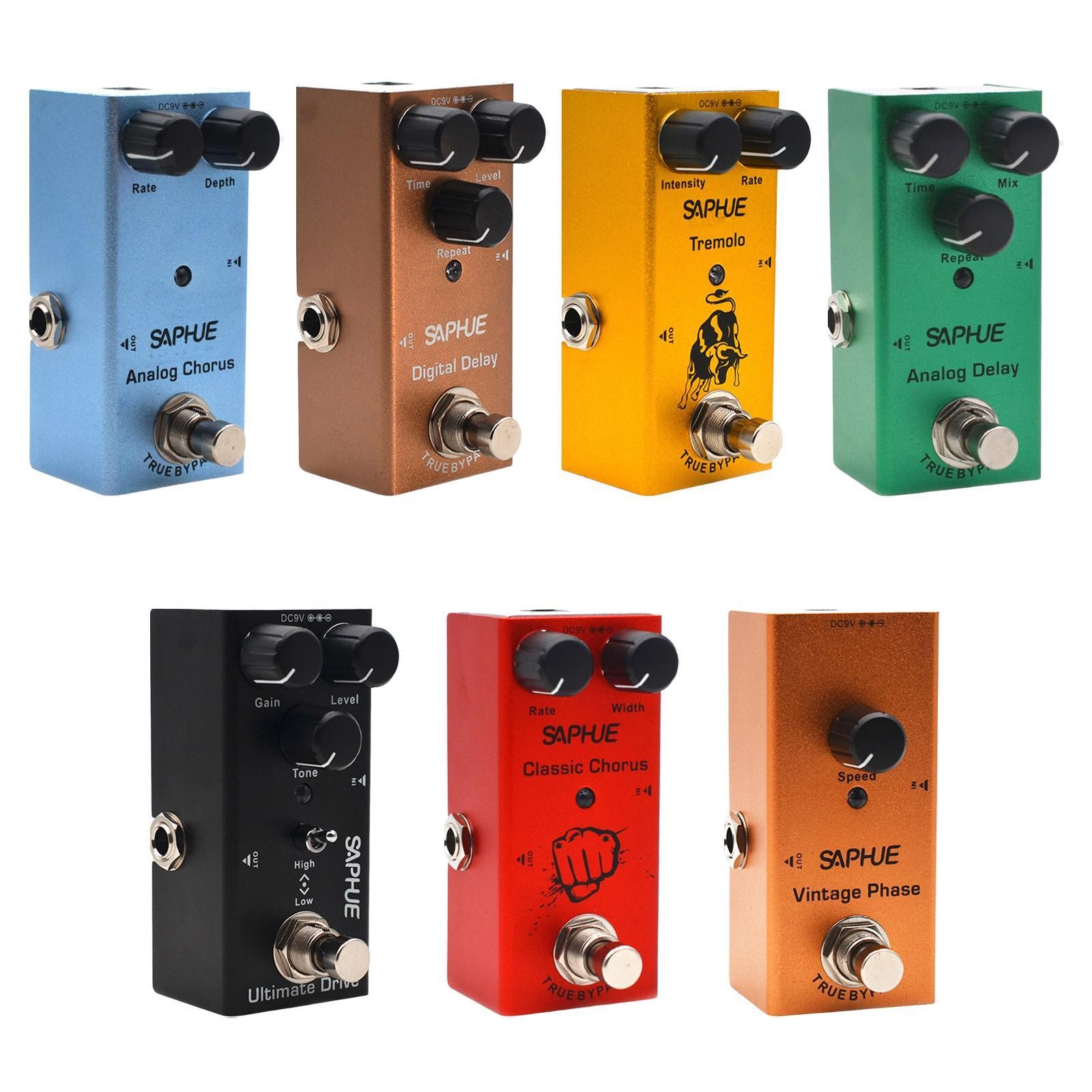 Guitar Pedal Lightweight Accessories Portable Mini for Electric Guitar Bass
