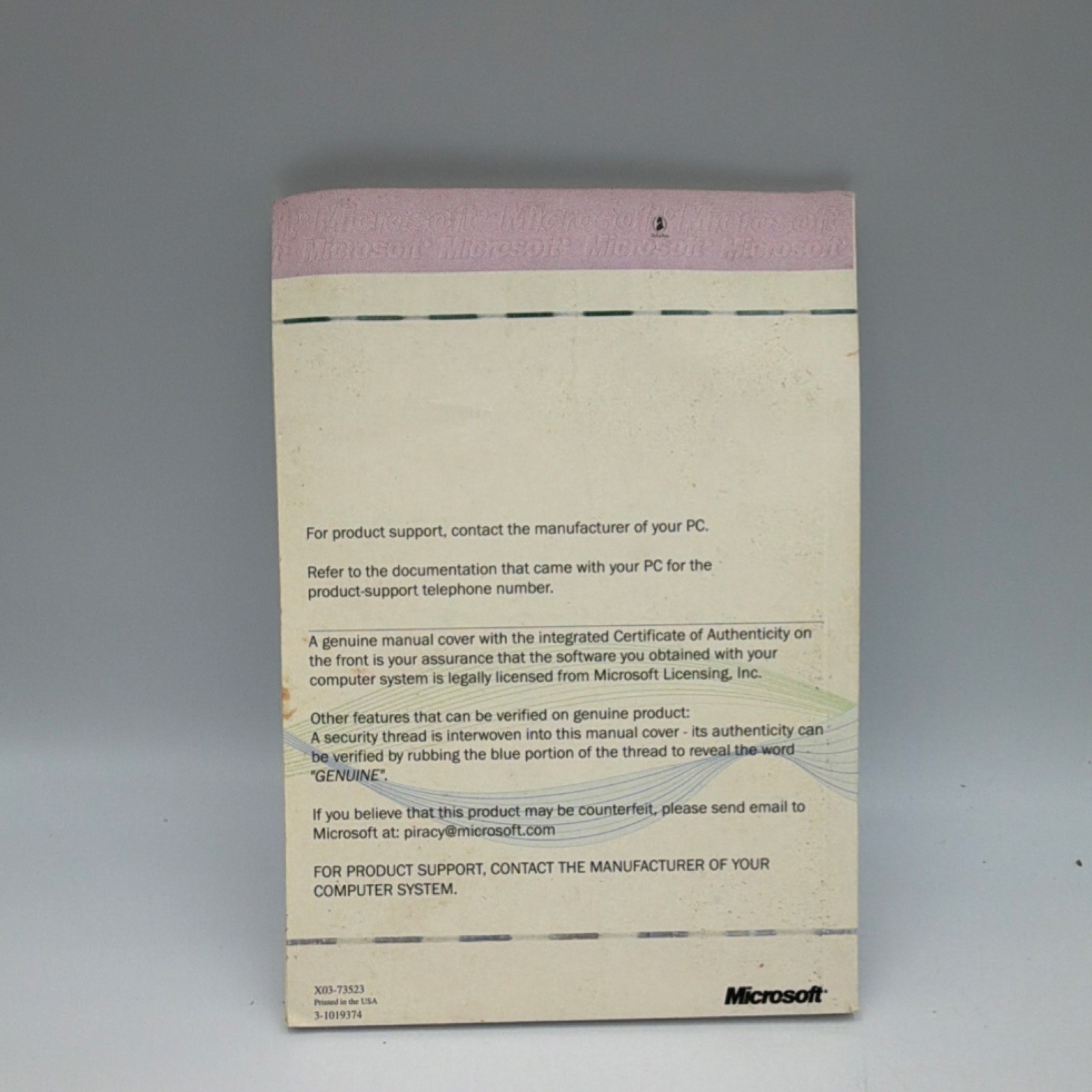 Microsoft Windows 98 Getting Started Manual for IBM Desktop PC, English No CD