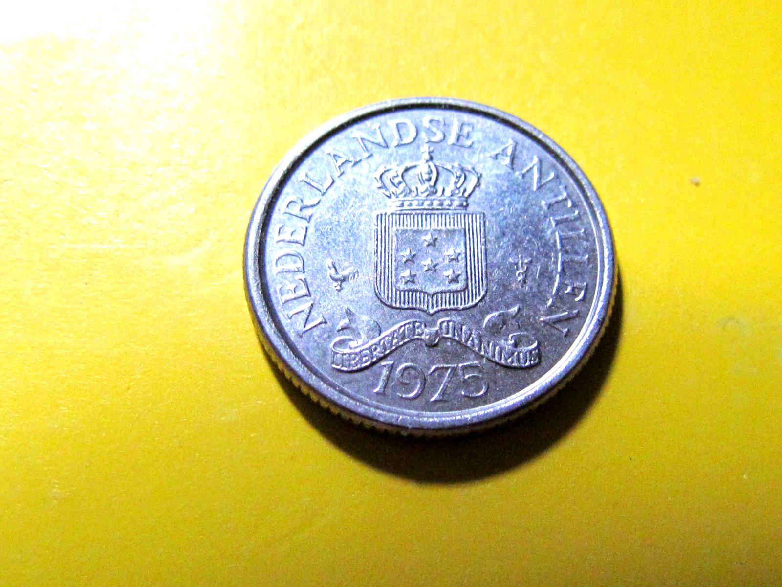1975 Netherlands Antilles (Dutch Caribbean)  10 CENT COIN   AU
