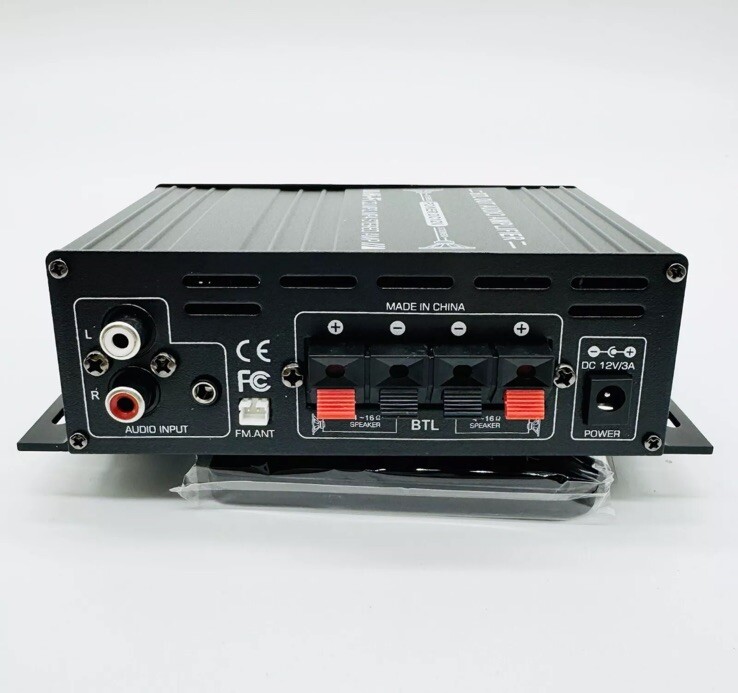 AK380 Bluetooth Audio Power Amplifier Speaker Receiver New