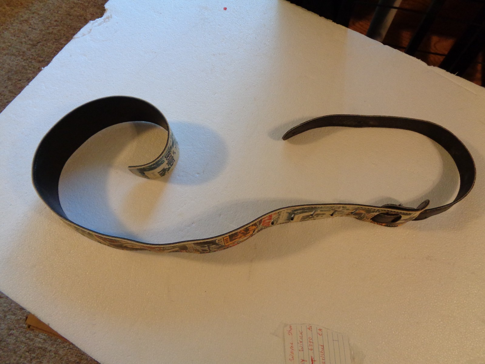 beatles guitar strap