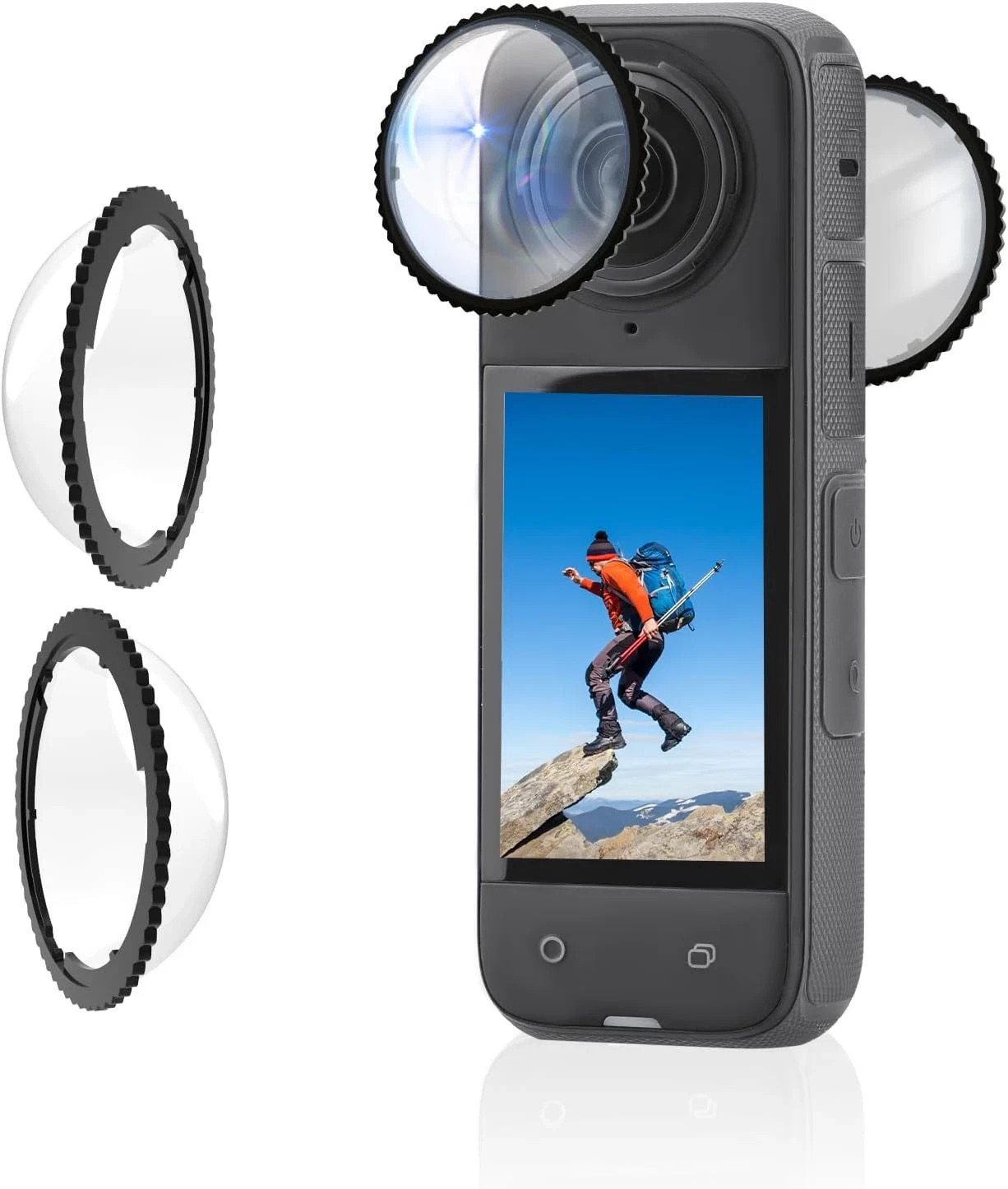 X4 Premium Lens Guard for Insta360 X4, High Transparency Tempered Glass Lens Pro