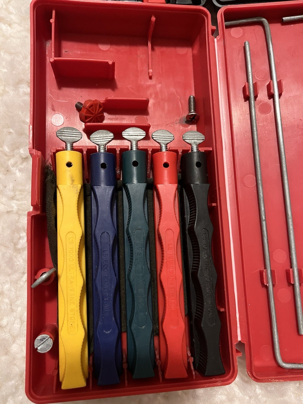 Lansky Knife Sharpening System Kit with Stones & Case