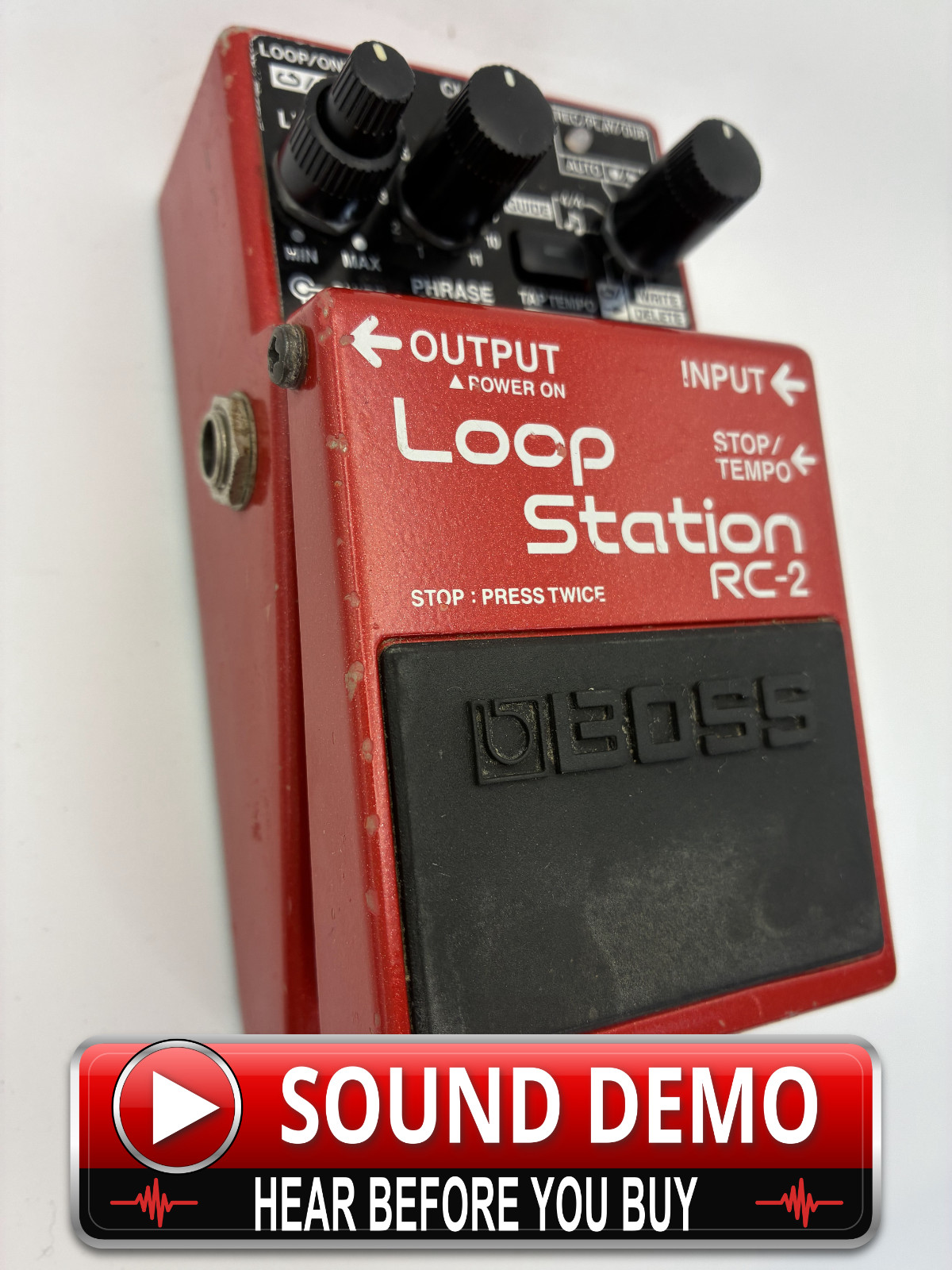 BOSS RC-2 Loop Station Looper Guitar Effect Pedal Tested Demo Taiwan
