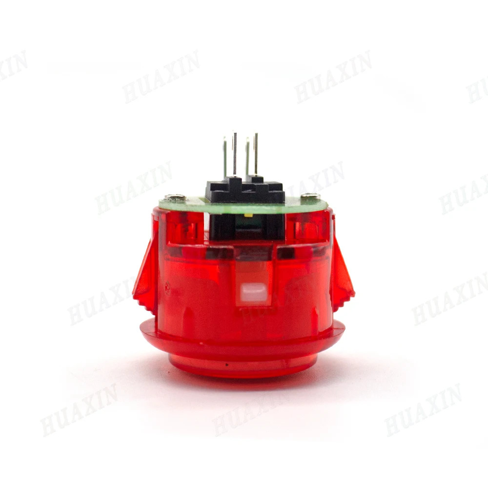 Arcade Button LED lit Push Buttons MAME Multicade 5V LED CLEAR JAMMA BUTTON 5pcs