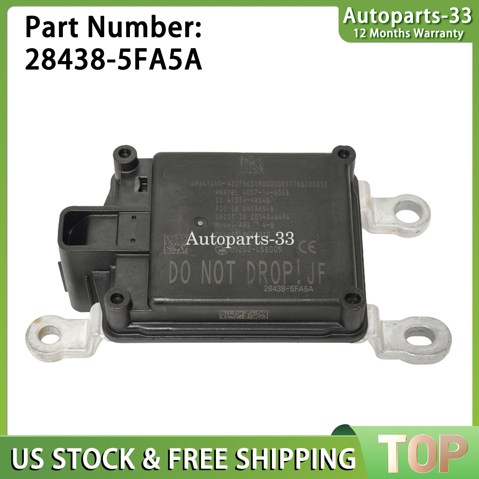 2017-2024 NISSAN ALTIMA ROGUE FRONT CRUISE DISTANCE RADAR SENSOR 28438-5HK6A