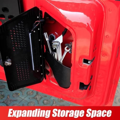 Tailgate Access Panel with Light Hidden Organizer for Ford Bronco 2/4 Door