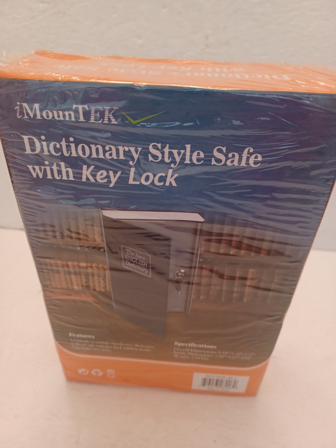 SAFE-Lock Box W/Keys Discreet New English Dictionary NEW SEALED