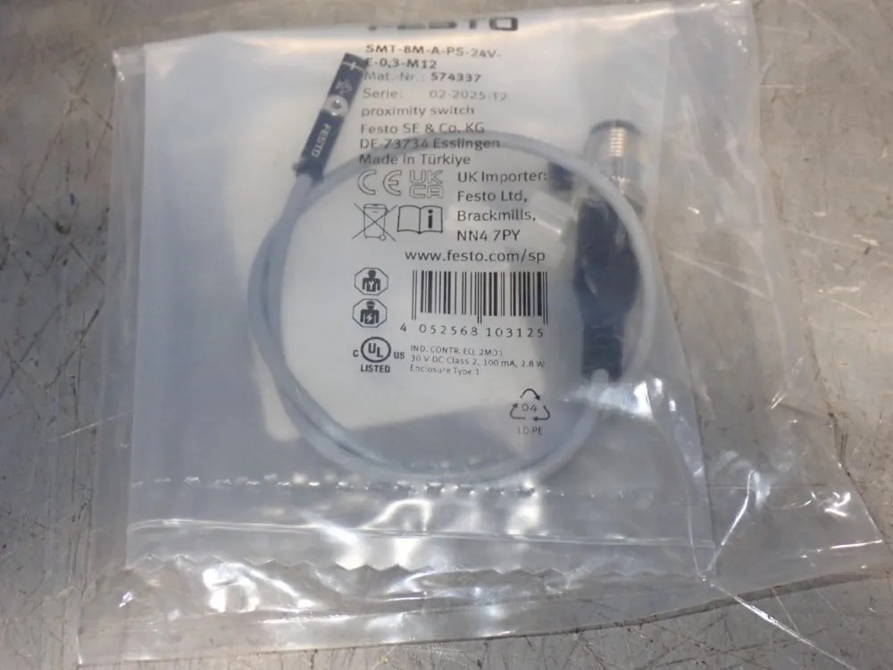 FESTO PROXIMITY SWITCH SMT-8M-A-PS-24V