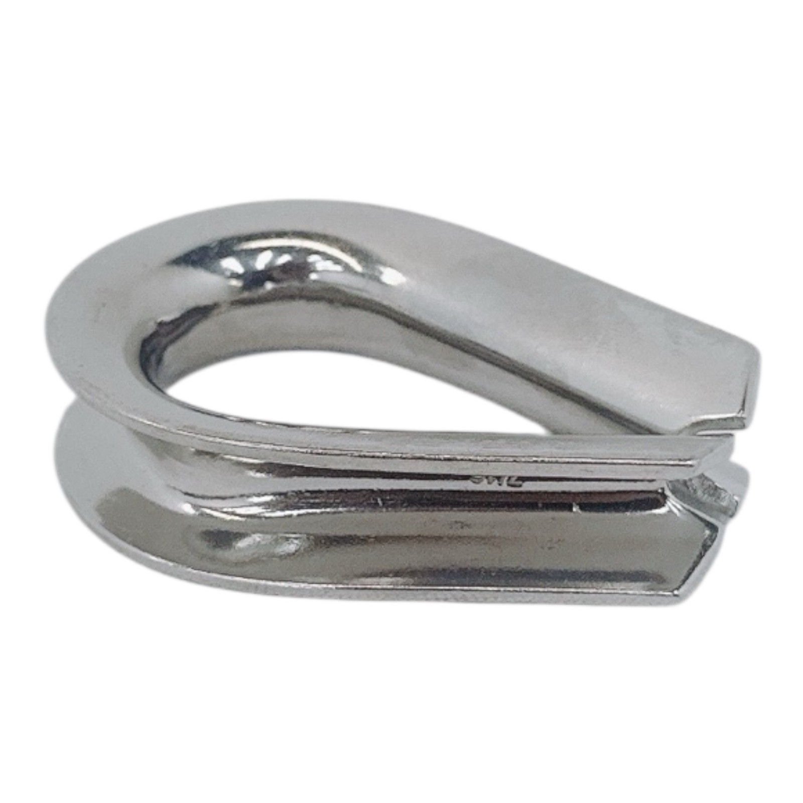 Marine HEAVY DUTY T316 Stainless Steel 7/16" Thimble Wire Rope Chain Anchor