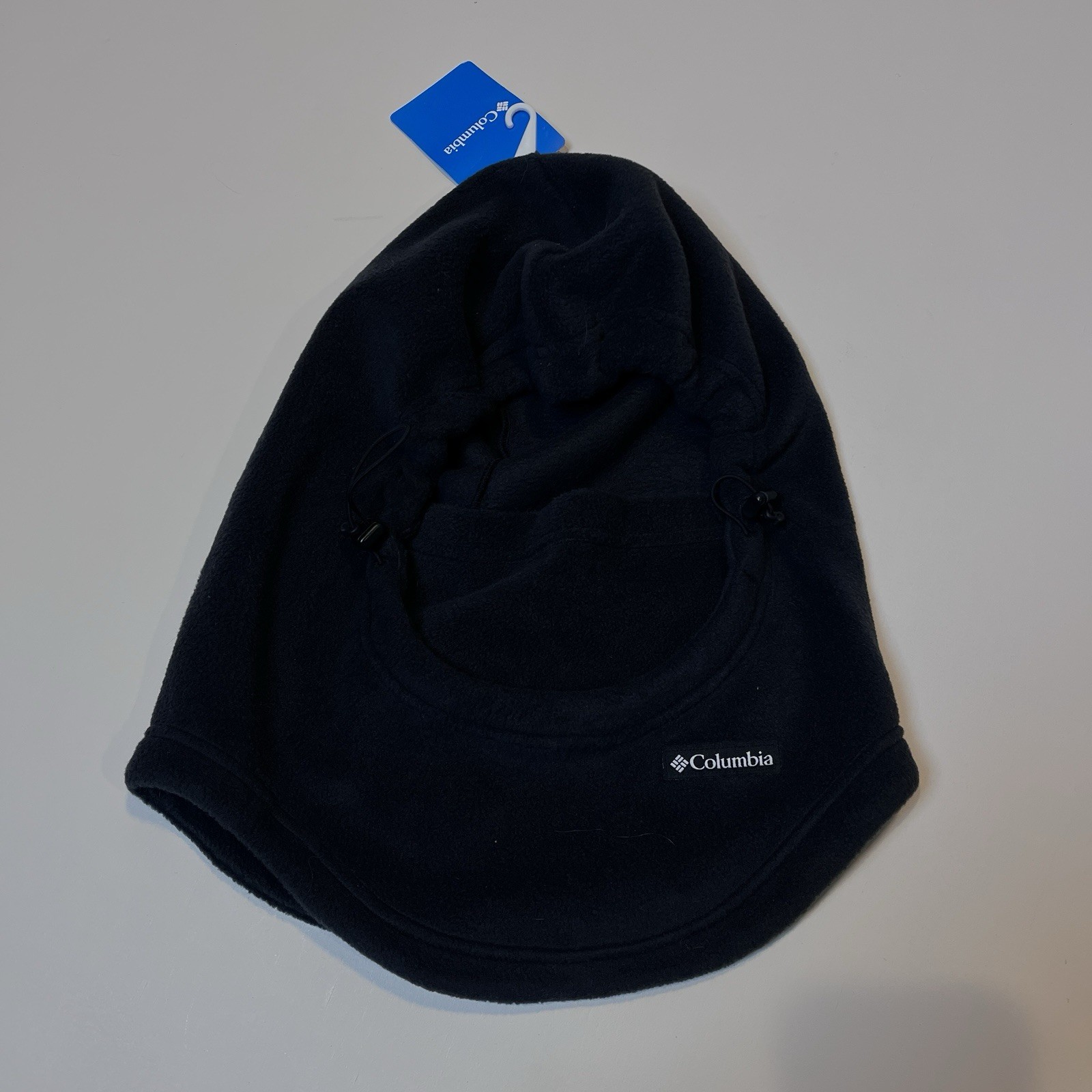 NWT Columbia Face Mask Balaclava Large Xl Fleece Adjustable Strings Unisex New