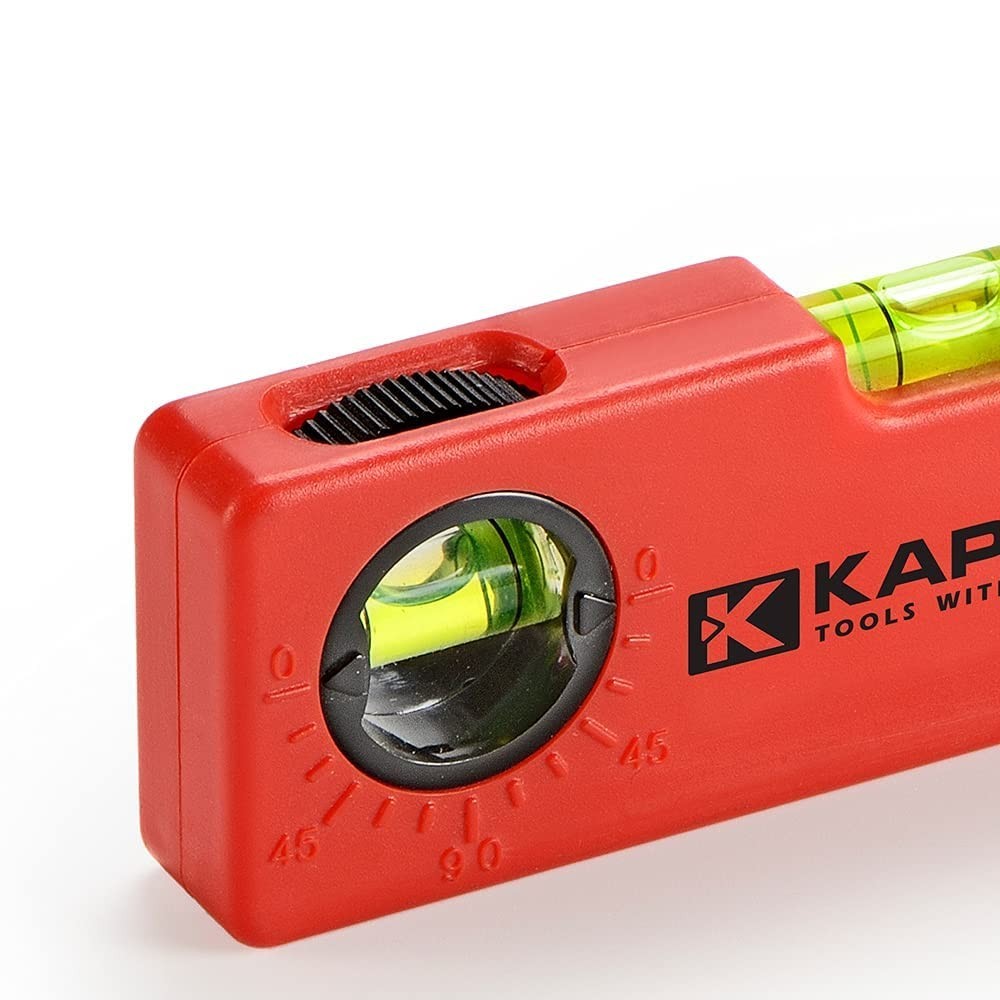 - 245 Mini Level - with Angle Finder - Features Horizontal Vial and Top-Scroll A