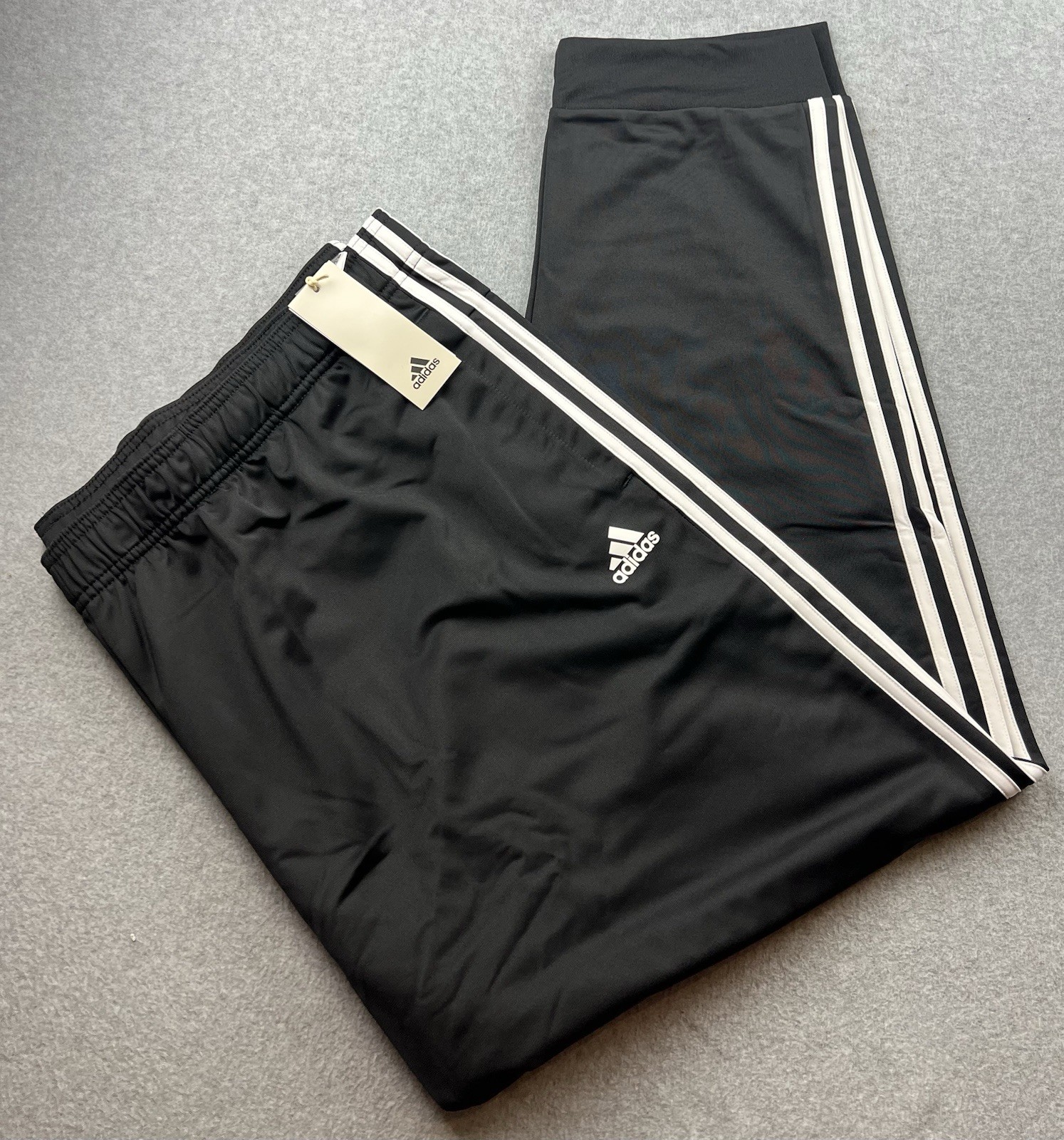 adidas Men's Essentials Warm-Up Tapered 3-Stripes Track Pants H46105 Sz 5XL NWT