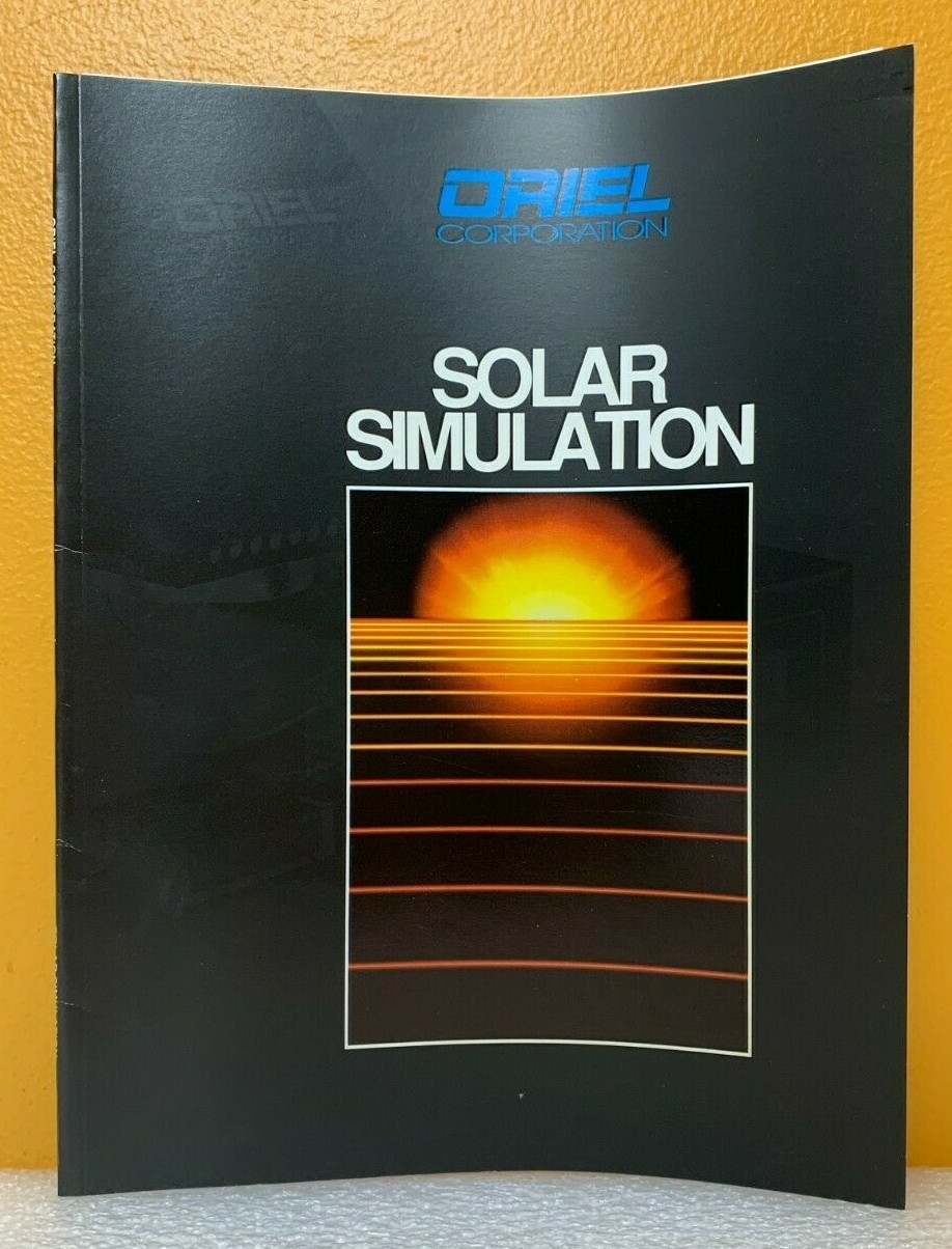 Oriel Corporation 1993 Solar Simulation Catalog.