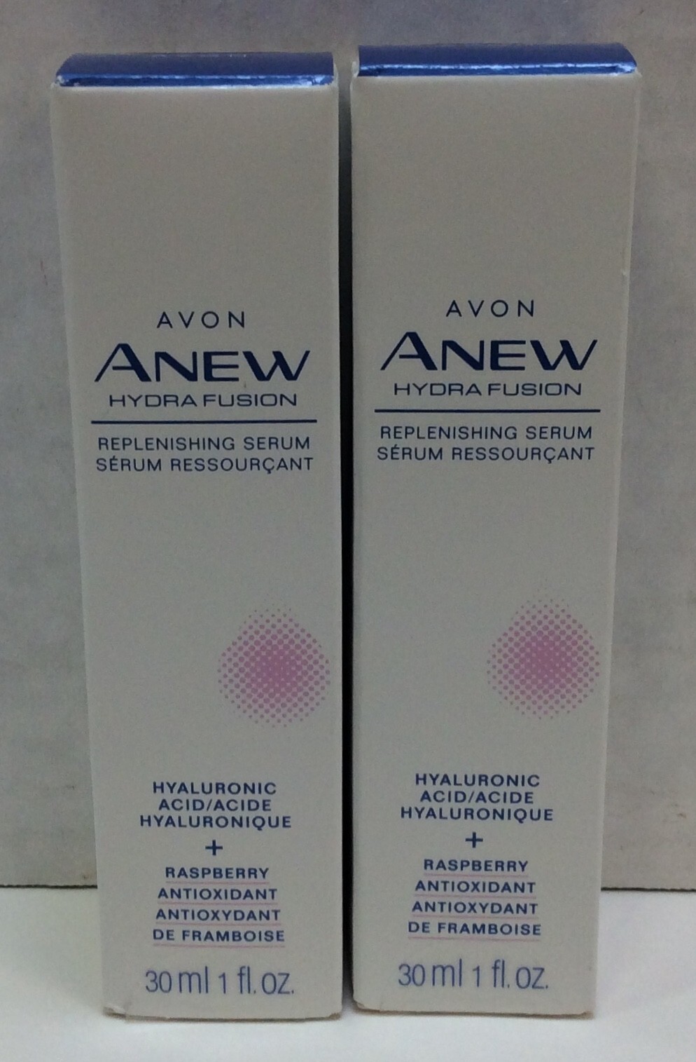 Avon Anew Hydra Fusion Replenishing Face Serum with Hyaluronic Acid, LOT OF 2
