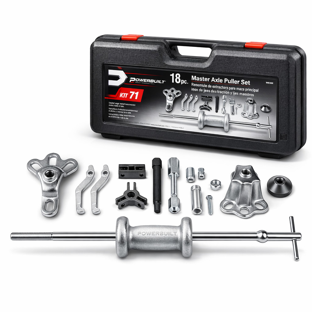 Powerbuilt 18 Piece Slide Hammer Puller Set - 940369