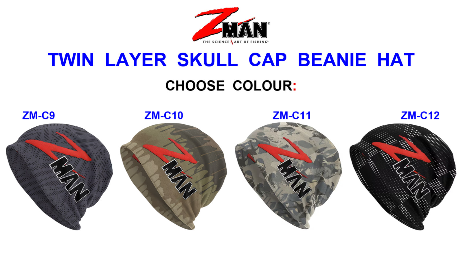 Z-MAN SKULL CAP BEANIE HAT TRD TURBO CRAW FINESSE SWIMZ TICKLER HULA STICK TUBE