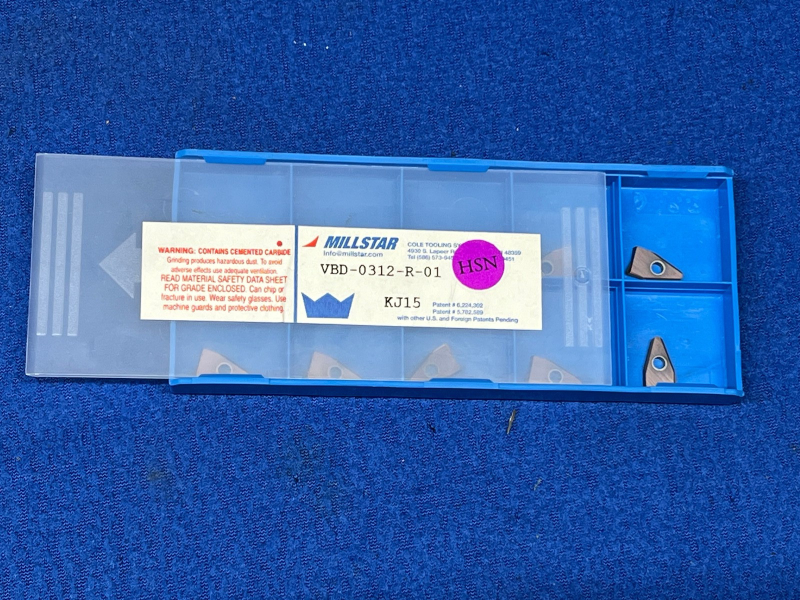 10 NEW Inserts Millstar VBD-0312-R-01  HSN              R-750