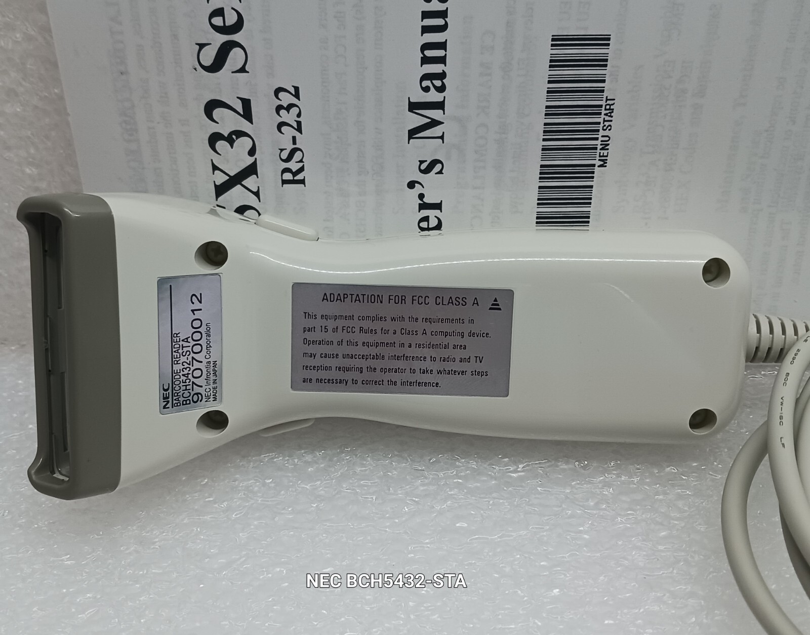 NEC BCH5432- STA Handheld Barcode Reader (New Open Box)