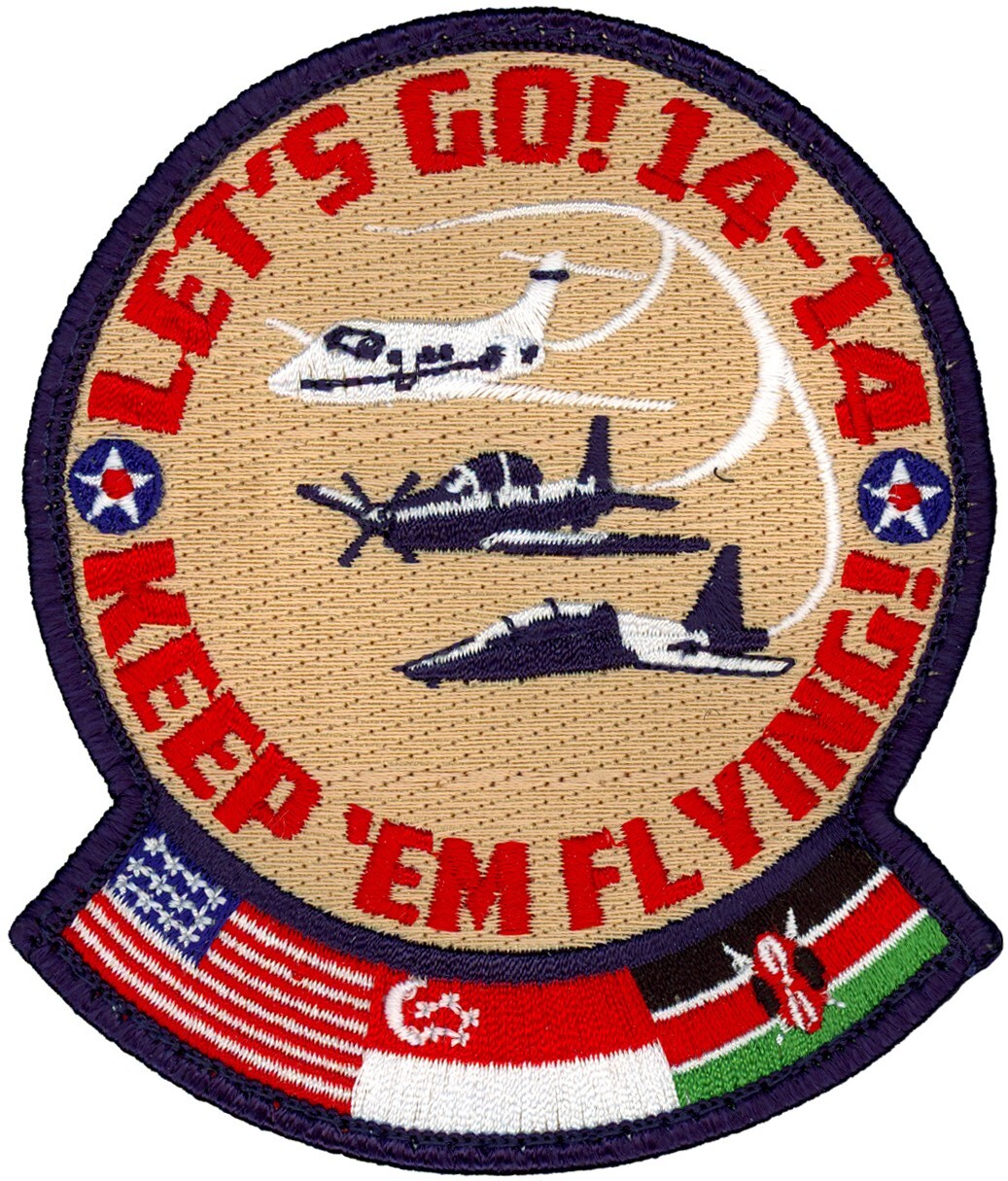 USAF LAUGHLIN SPECIALIZED UNDERGRADUATE PILOT TRAINING CLASS 2014-14 PATCH