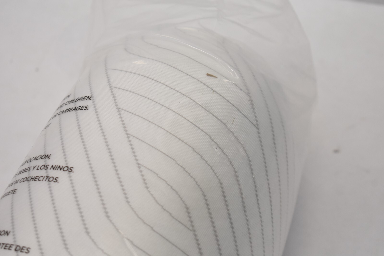 Bedsure Adjustable Shredded Memory Foam Pillow King Size 19" x 34" Gray/White