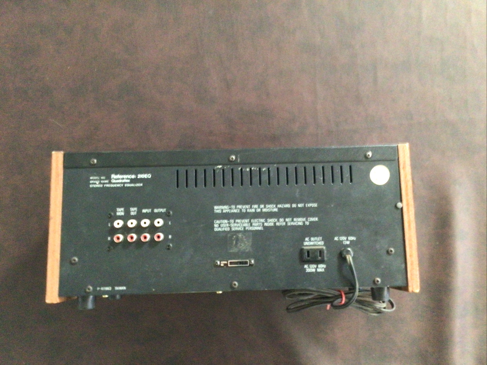 QUADRAFLEX Reference: 210EQ Equalizer 10-Band.