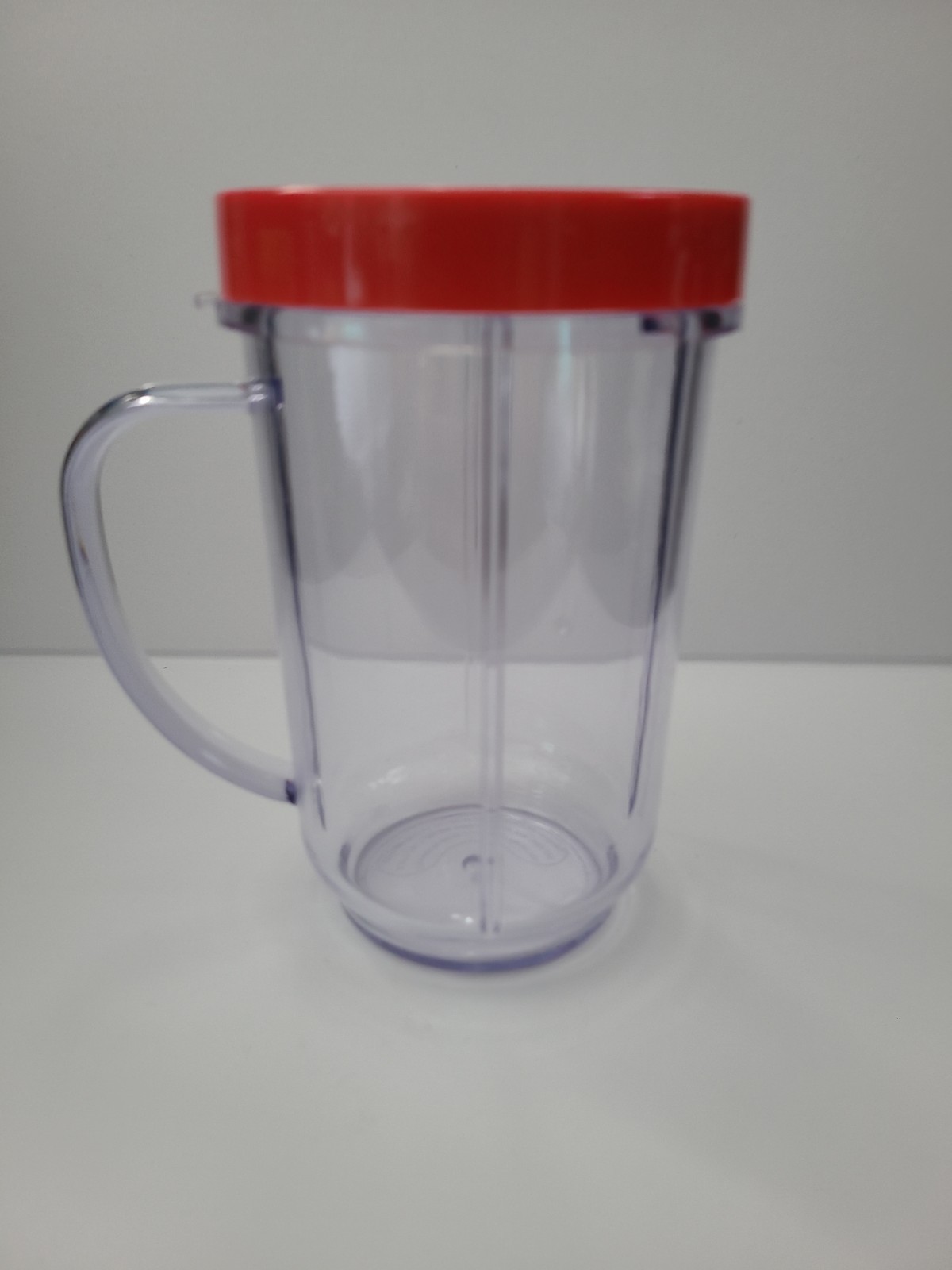 2 Magic Bullet Blender Mugs Cups- Red And Yellow