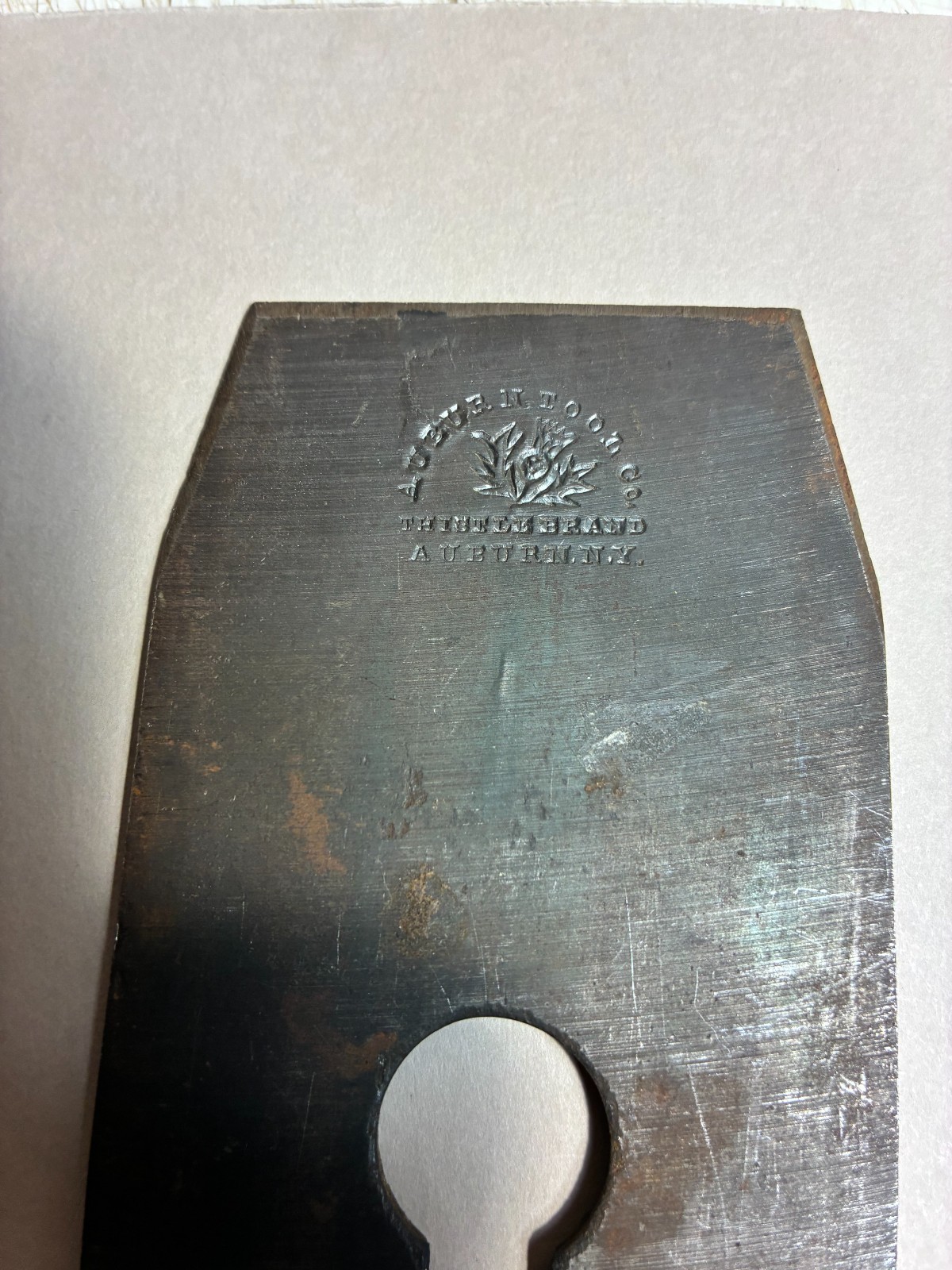 AUBURN TOOL CO. PLANE IRON