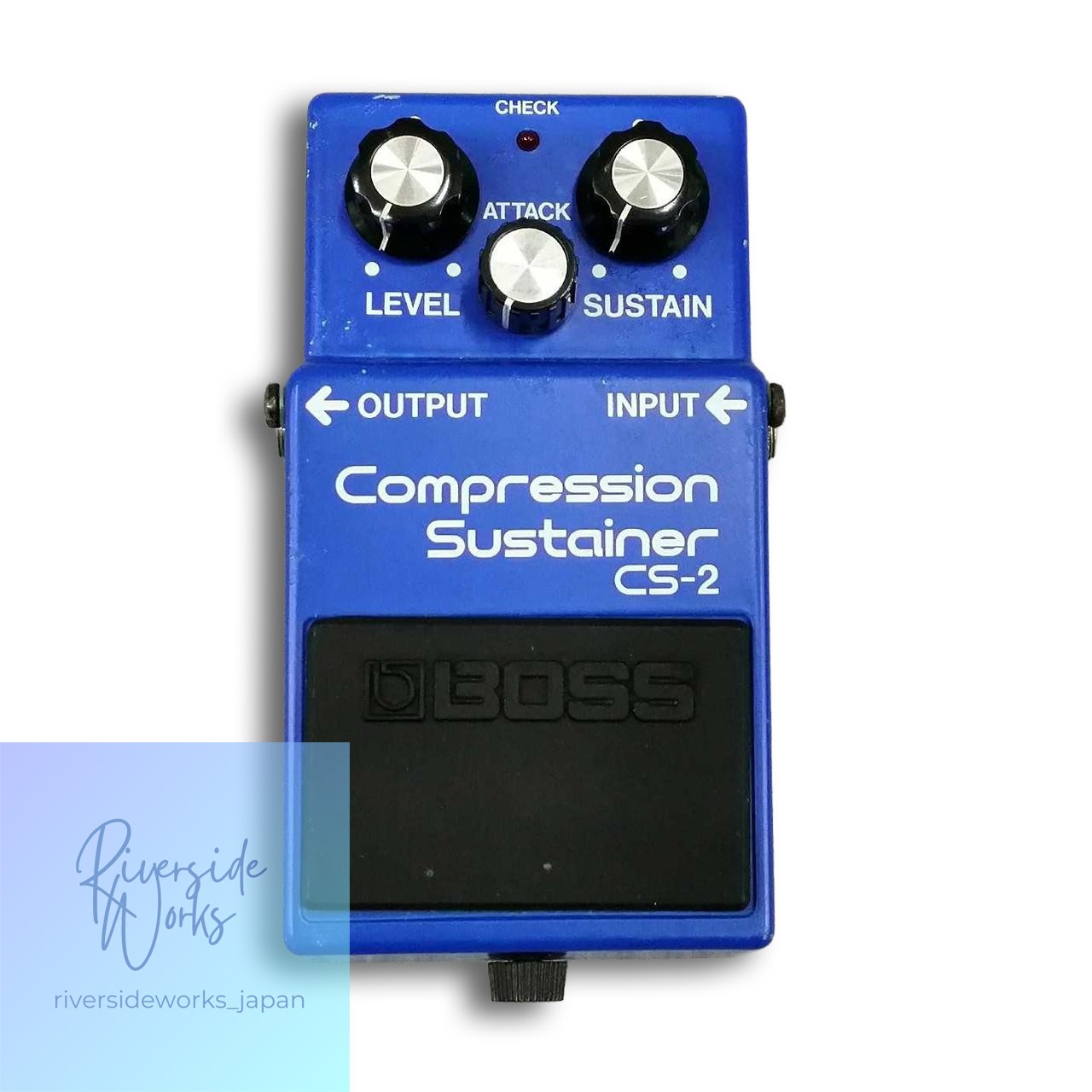BOSS CS-2 Sustainer Guitar Effect Pedal ACA  Used JP