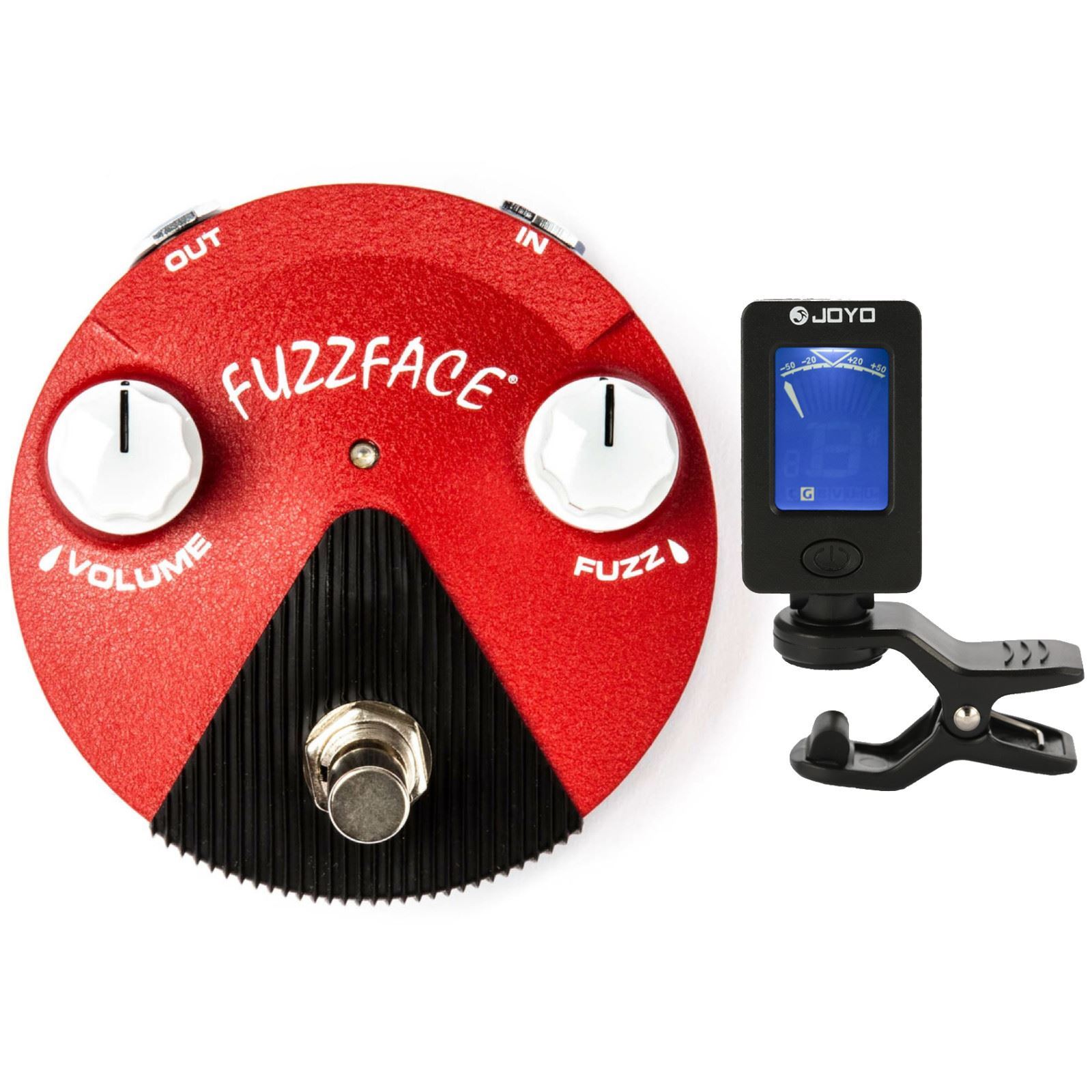 Dunlop FFM6 Band of Gypsys Fuzz Face Mini Distortion Pedal with Tuner
