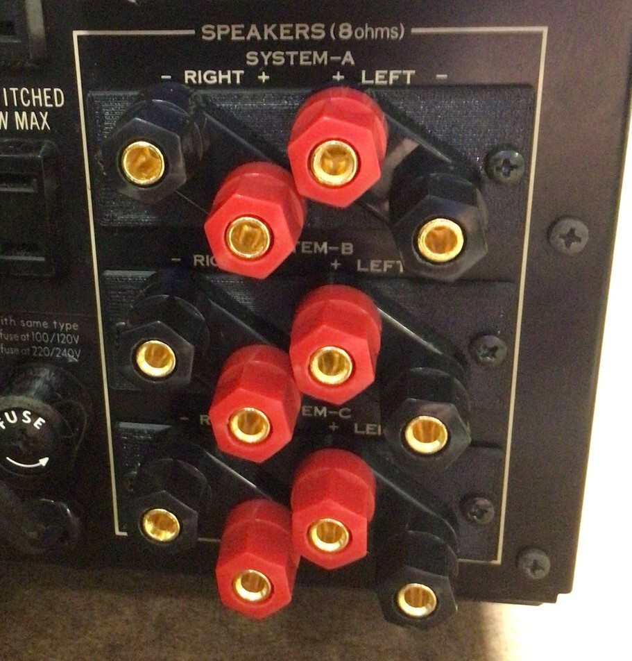 Sansui 8080DB speaker terminal upgrade kit