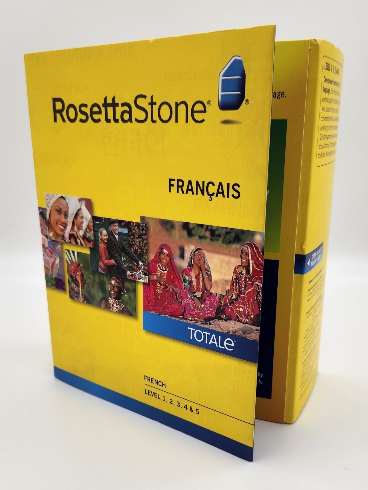 NIB Rosetta Stone French Francais Version 4 Level 1-5 SEALED with KEY Headset
