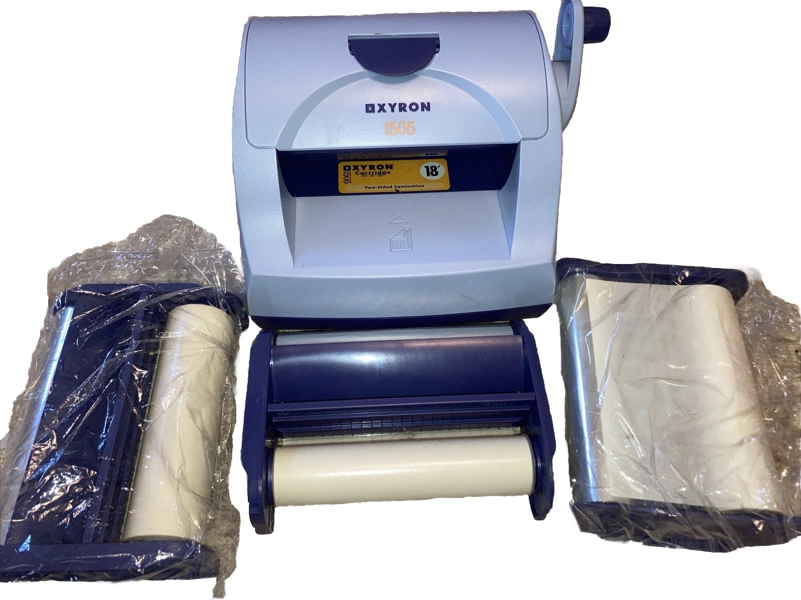 Xyron 505 Laminator Sticker Maker, Scrapbooking, Stamping, Photos w 4 Cartridges