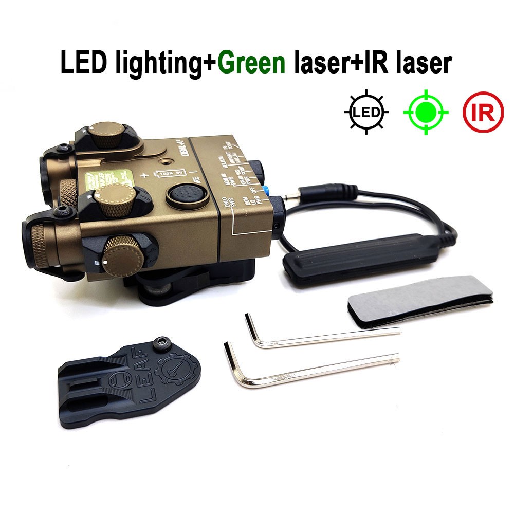 Metal DBAL A2 Airsoft Box Laser - IR Laser + Red / Green Laser + LED Illuminator