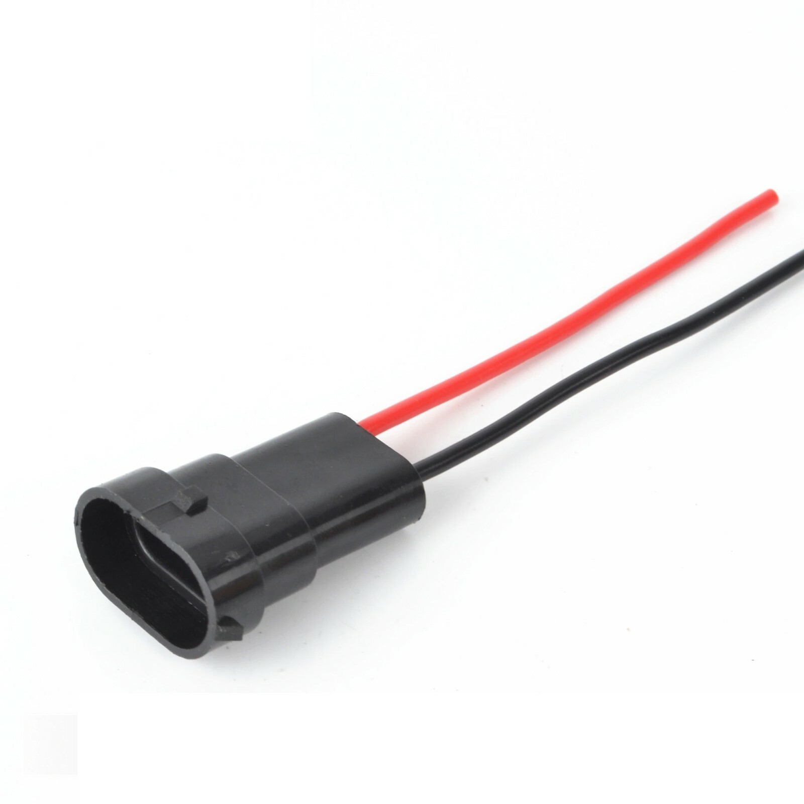 Wire Pigtail Male H11 Two Harness Head Light Low Beam Socket Connector Plug