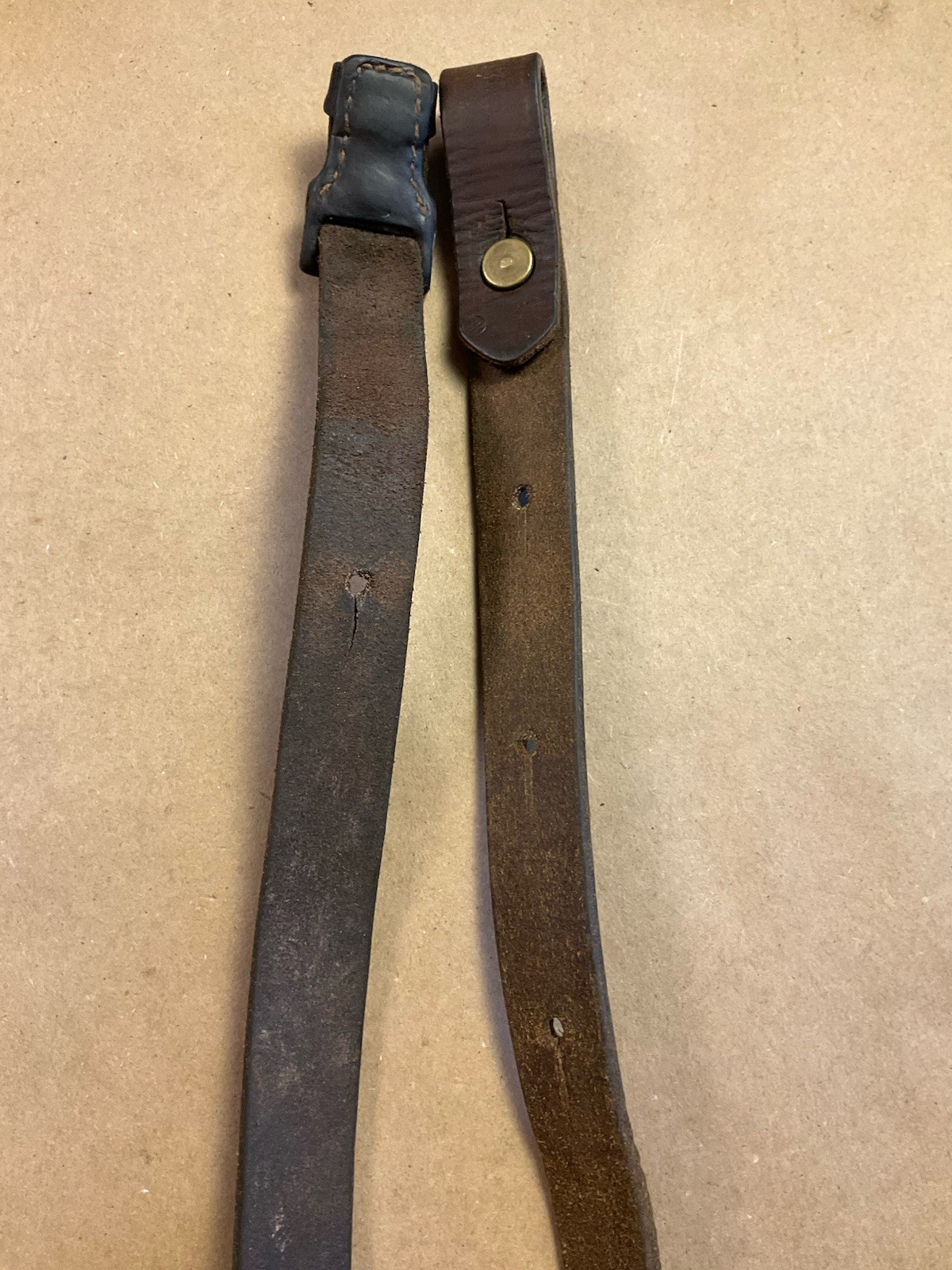 German K98 Leather Sling - Yugo Captured BK Marked
