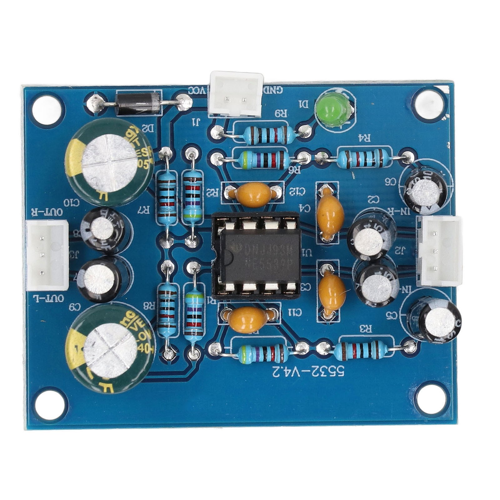 Preamp Module Audio Preamplifier Board NE5532 Chip Accessory Part For Replace↑