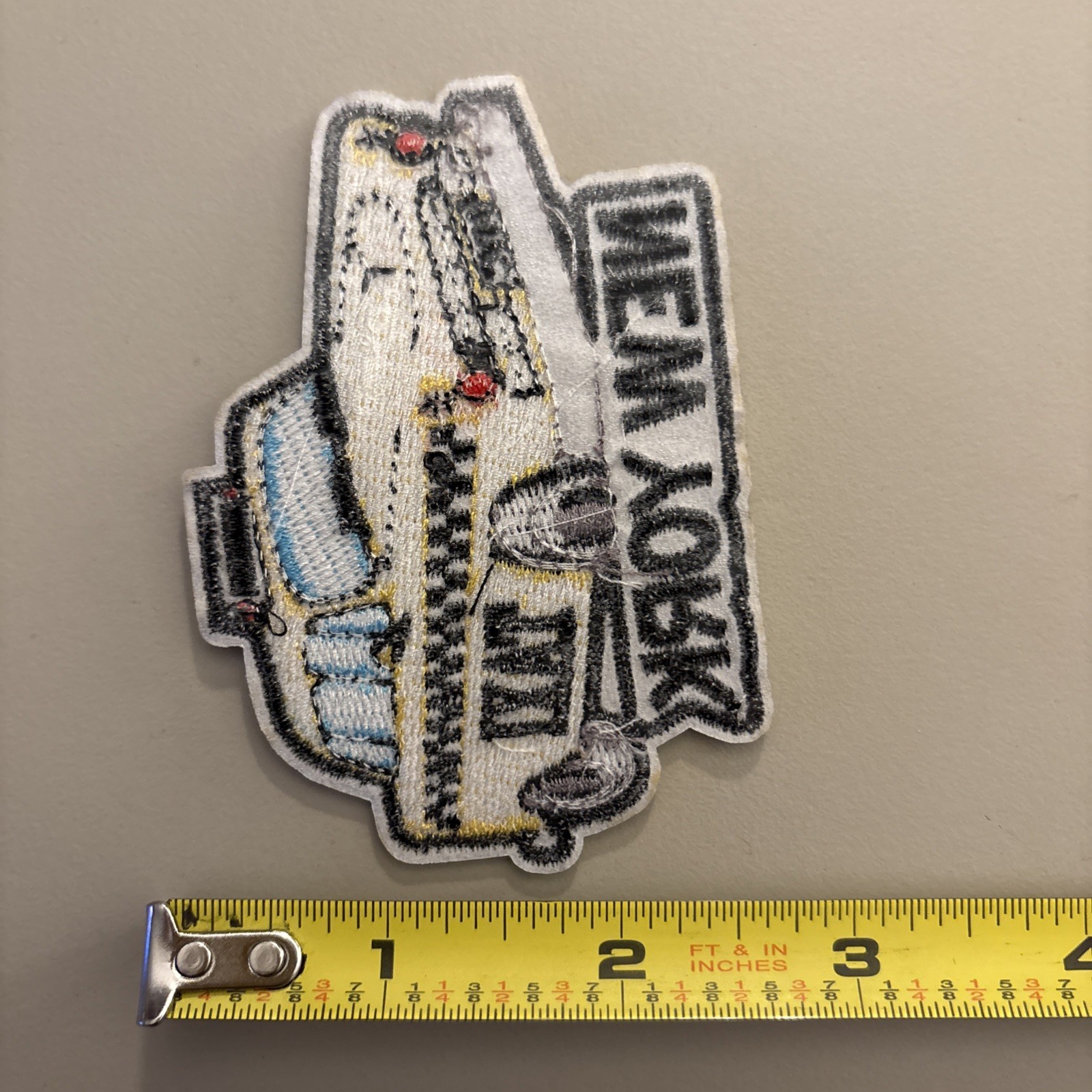 New York Taxi - Embroidered Iron on Patch