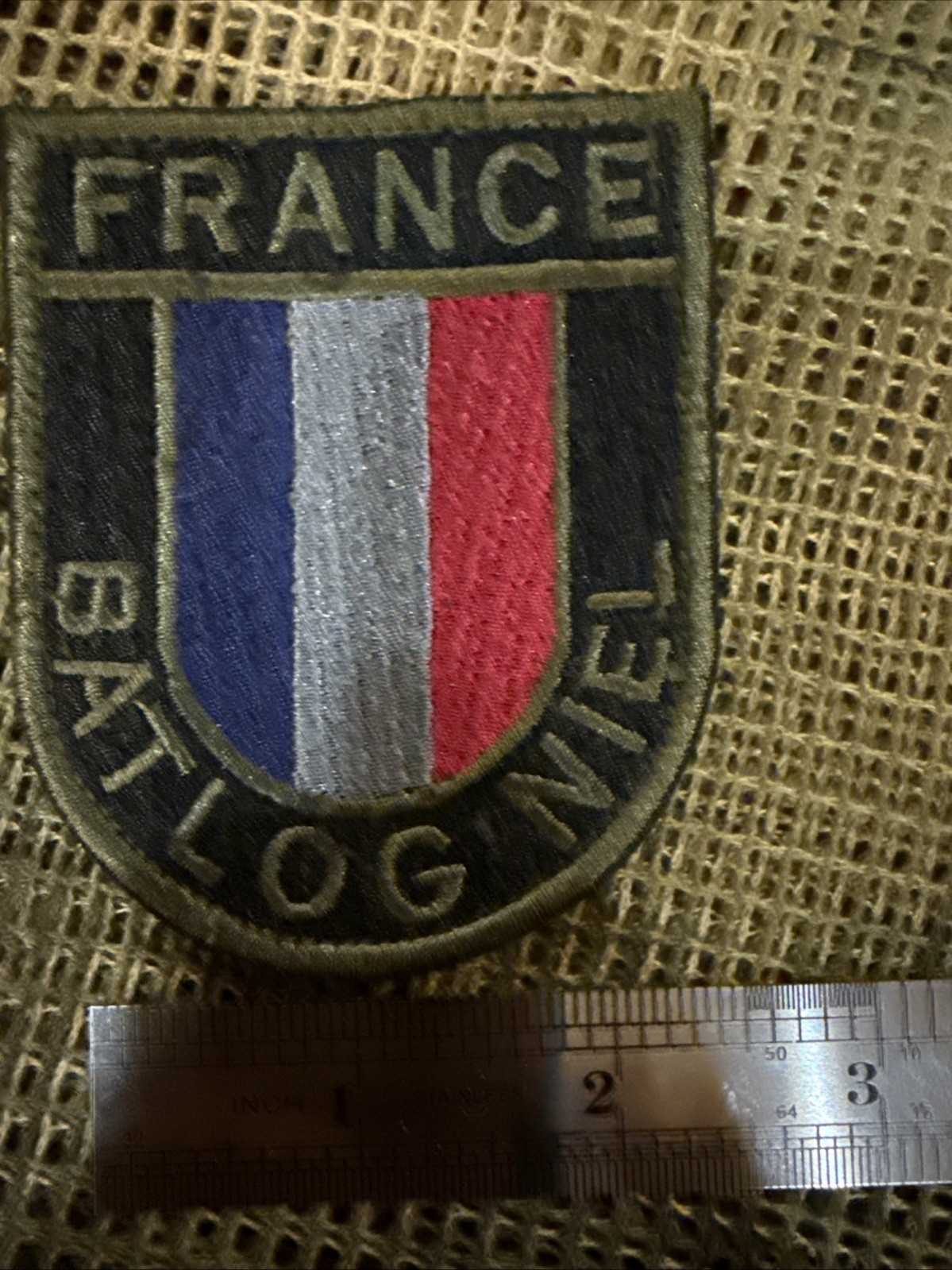 France French Task Force 3” Battle Group Patch-Batlog Niel, Afgan War!