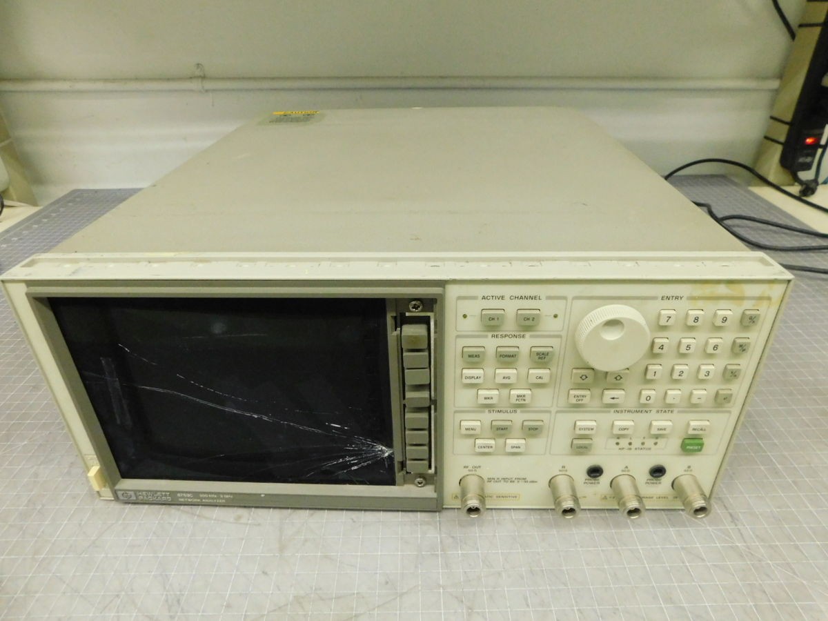 HHP 8753C NETWORK ANALYZER 300KHZ-3GHZ OP.010 M6479